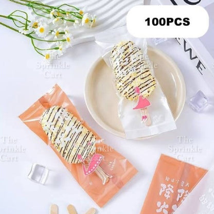 Silicone Ice Cream Molder OPP for Popsicle/Cakesicle Chocolate Molder Juice Pops Summer Dessert Cake