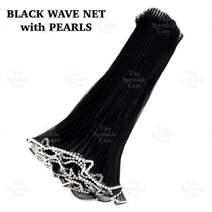 Fishtail Ribbon Wave Net Yarn Mermaid Tail for DIY Flower Bouquet TSC