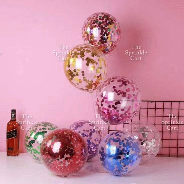 10pcs Metallic Confetti Balloon for DIY Party Decoration TSC