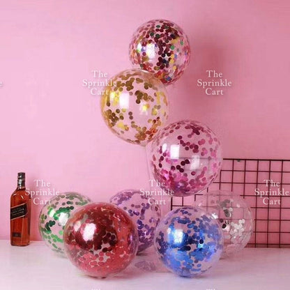 10pcs Metallic Confetti Balloon for DIY Party Decoration TSC