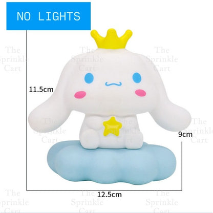 Sanlio 3D Cloud and Moon LED Night Toy Cake Topper TSC