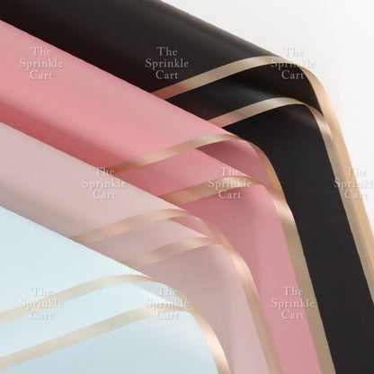 20pcs Edge Film Bouquet Wrapper TSC