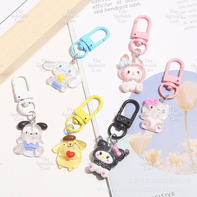 Cartoon Character Keychain Cute Bag Accessories TSC