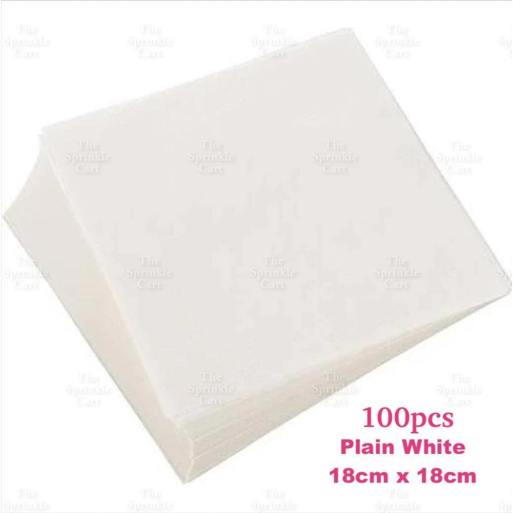Bento Cake Box Clamshell Wax Paper Non grease Food Wrapper TSC
