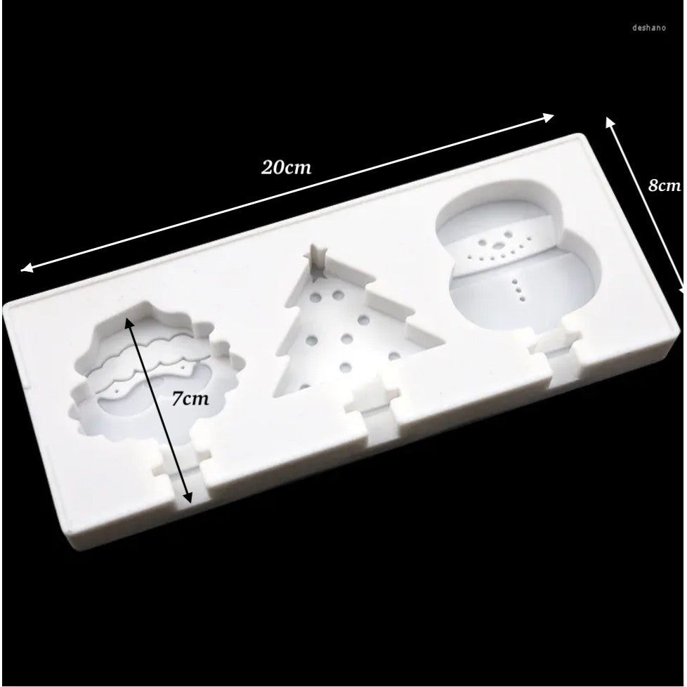 Christmas Theme Halloween Trick or Treat Silicone Chocolate Molder Kitchen Cake Decorating Tool