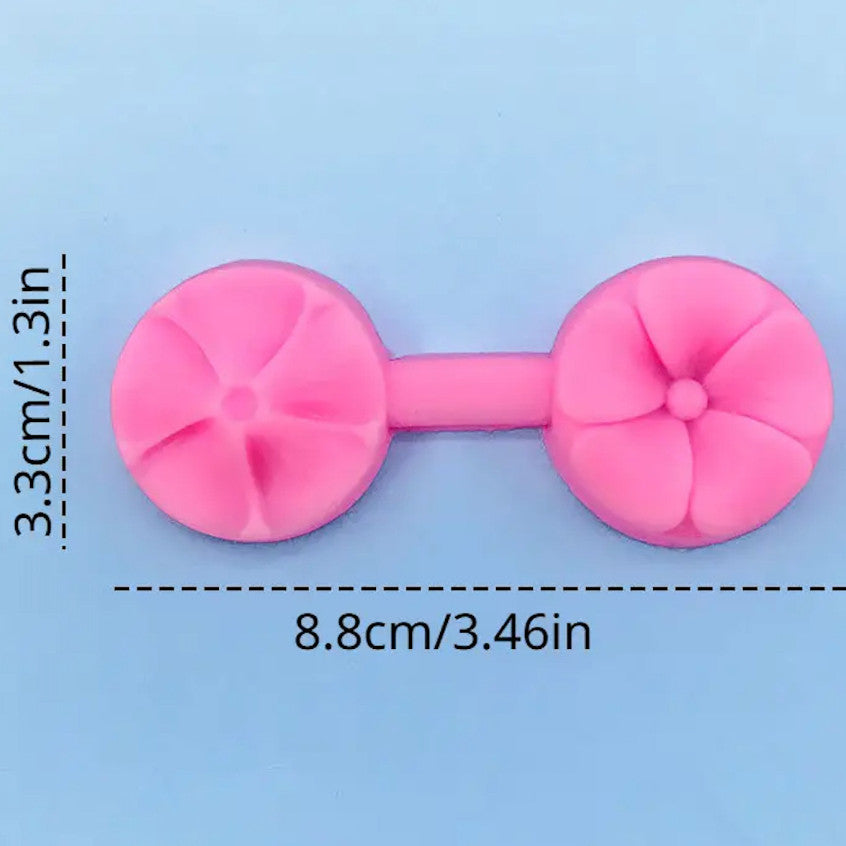 Flower Theme Silicone  Chocolate Fondant Molder Resin Cake Jelly Baking Supply Decoration