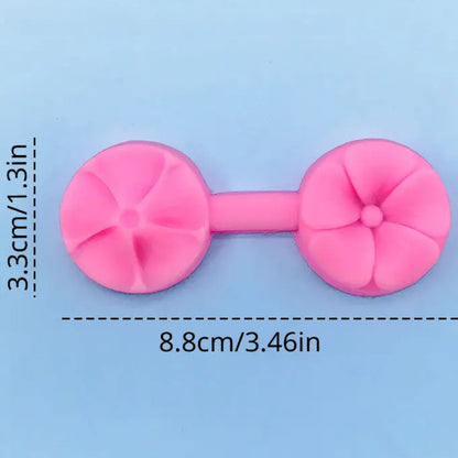 Flower Theme Silicone  Chocolate Fondant Molder Resin Cake Jelly Baking Supply Decoration