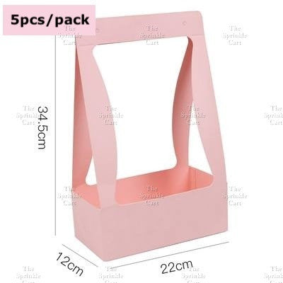 Flower Paper Basket Holder for Floral Arrangement  DIY Gift Bouquet TSC