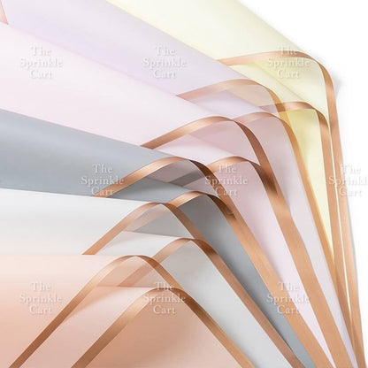 20pcs Edge Film Bouquet Wrapper TSC