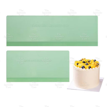 Soft Scraper Fine Edge Straight Cake Smoother and Trowel Baking Tool