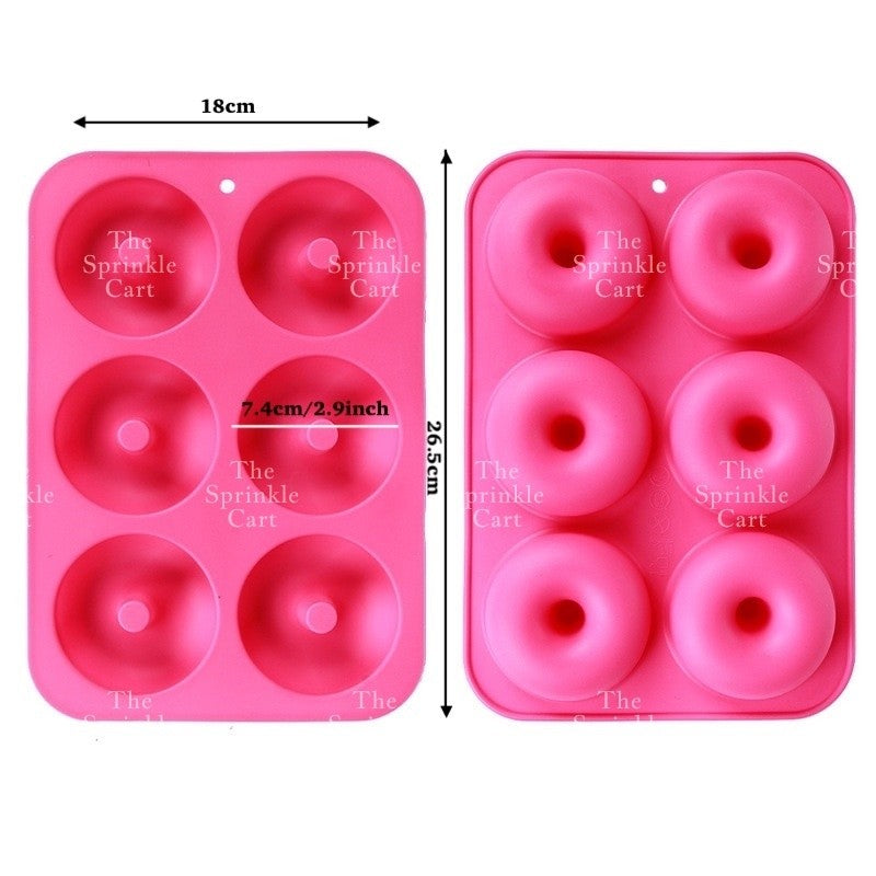 Silicone Doughnut Molder Donut Mold Oven-safe Baking Tools Mini Donut Cake Decor TSC