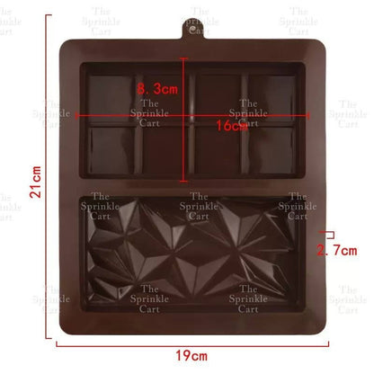 Silicone Chocolate Molder Bar Baking Jelly Resin Crafting Molder Decoration Chocolate Series