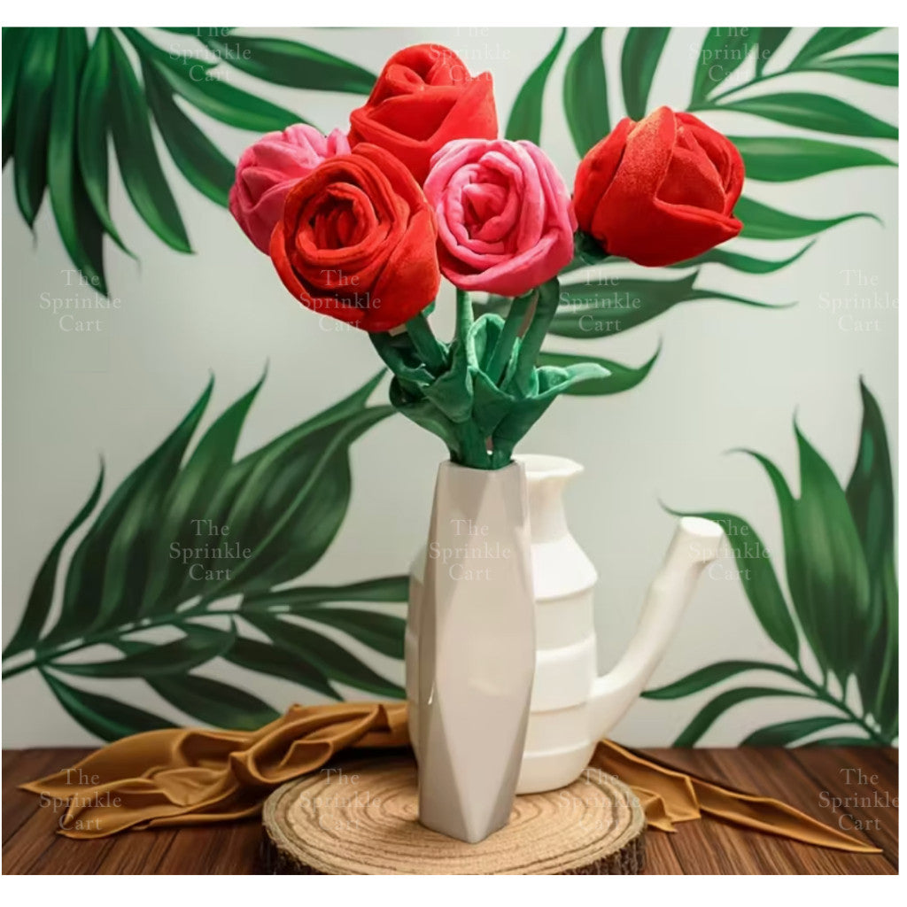 Rose Flower Plushie for Birthday Valentines Giveaway TSC