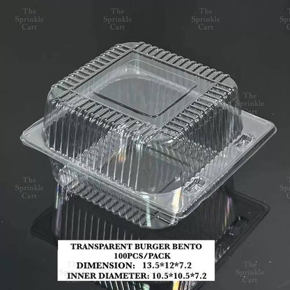Clamshell Box for Hamburger and Bento Pastry Packaging TSC