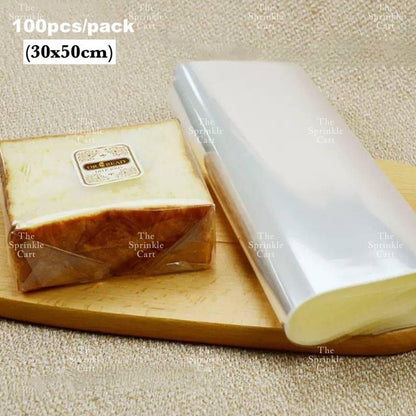 Transparent Plain Cellophane DIY Cello Food Wrapper Packaging TSC