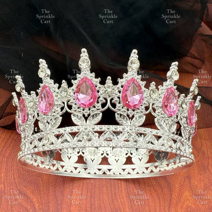 High Quality Rhinestone Crown for DIY Decor and Accessory TSC