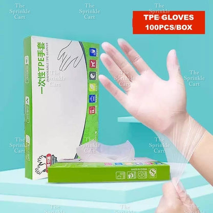 Disposable Plastic Gloves Clear High Quality Multifunctional Food Transparent