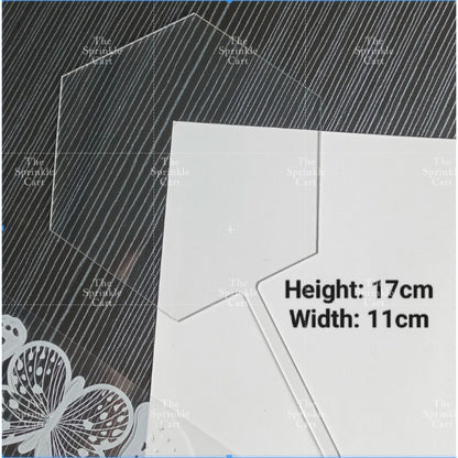 Transparent Happy Birthday Acrylic Topper Cake Decoration TSC