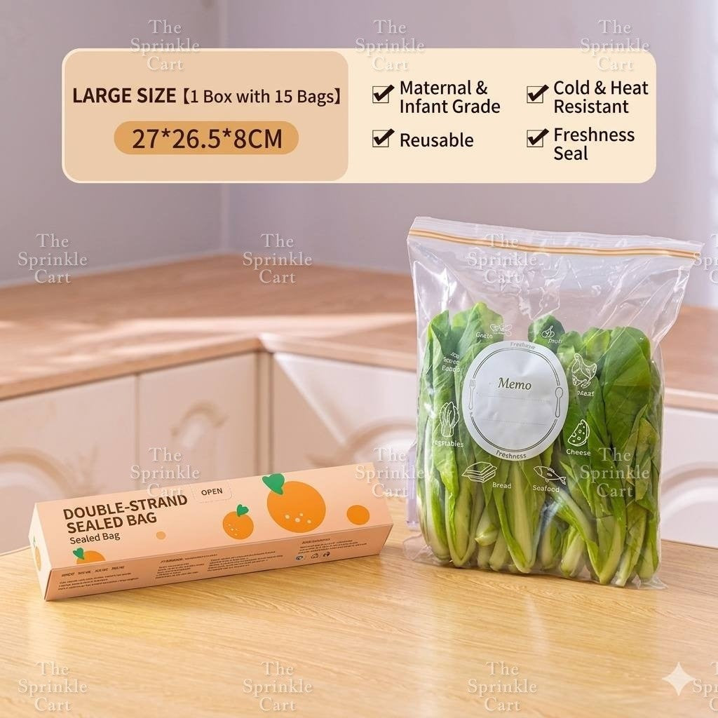 Pull up Food Grade Transparent Zip Sealing Bag for Food Packaging TSC