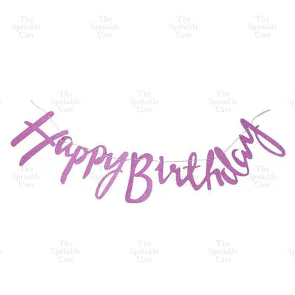 Happy Birthday Wall and Cake Banner Decoration TSC