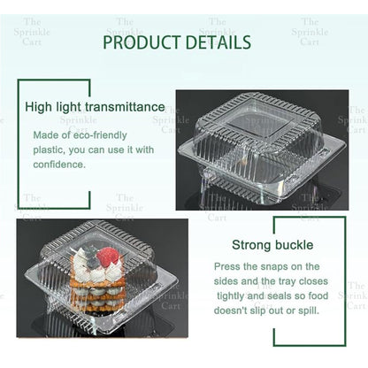 Clamshell Box for Hamburger and Bento Pastry Packaging TSC