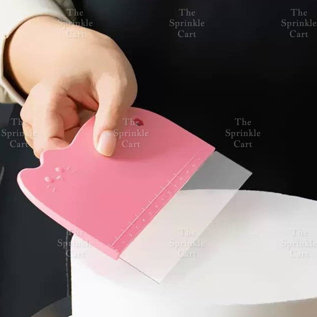 Soft Scraper Fine Edge Straight Cake Smoother and Trowel Baking Tool