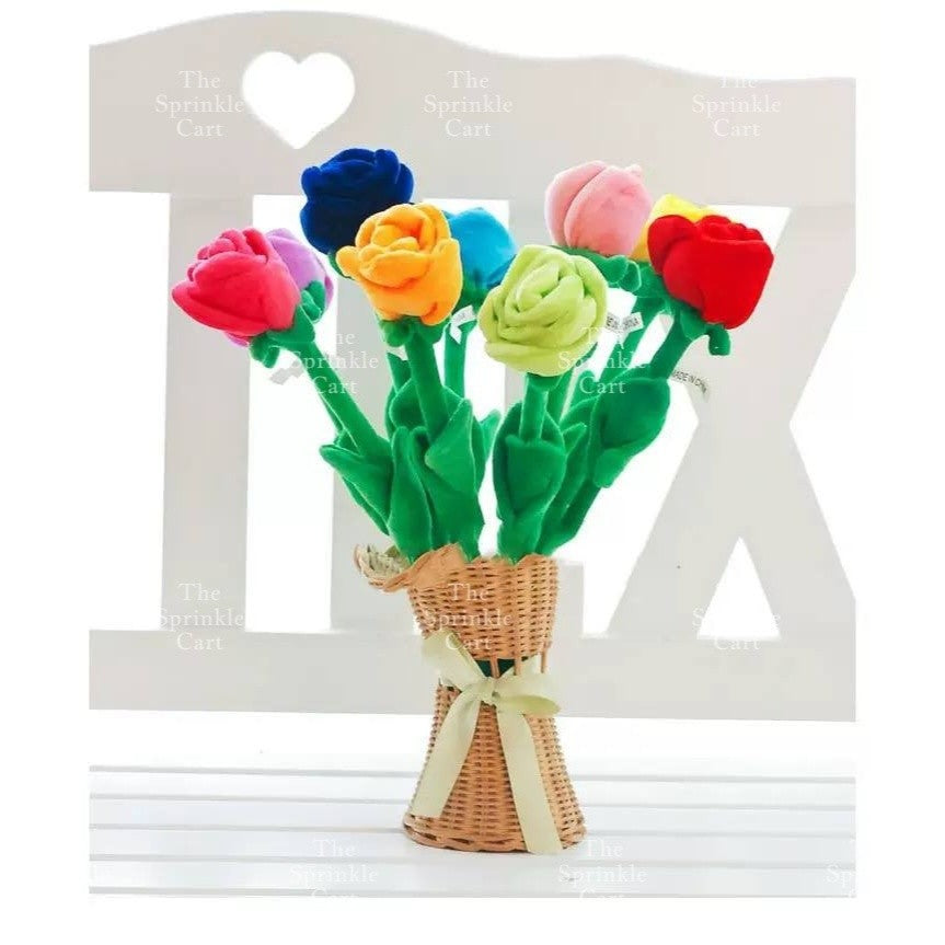 Rose Flower Plushie for Birthday Valentines Giveaway TSC