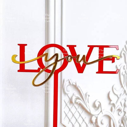 Merry Christmas Happy New Year Holidays Valentines Love Acrylic Cake Topper Decoration TSC