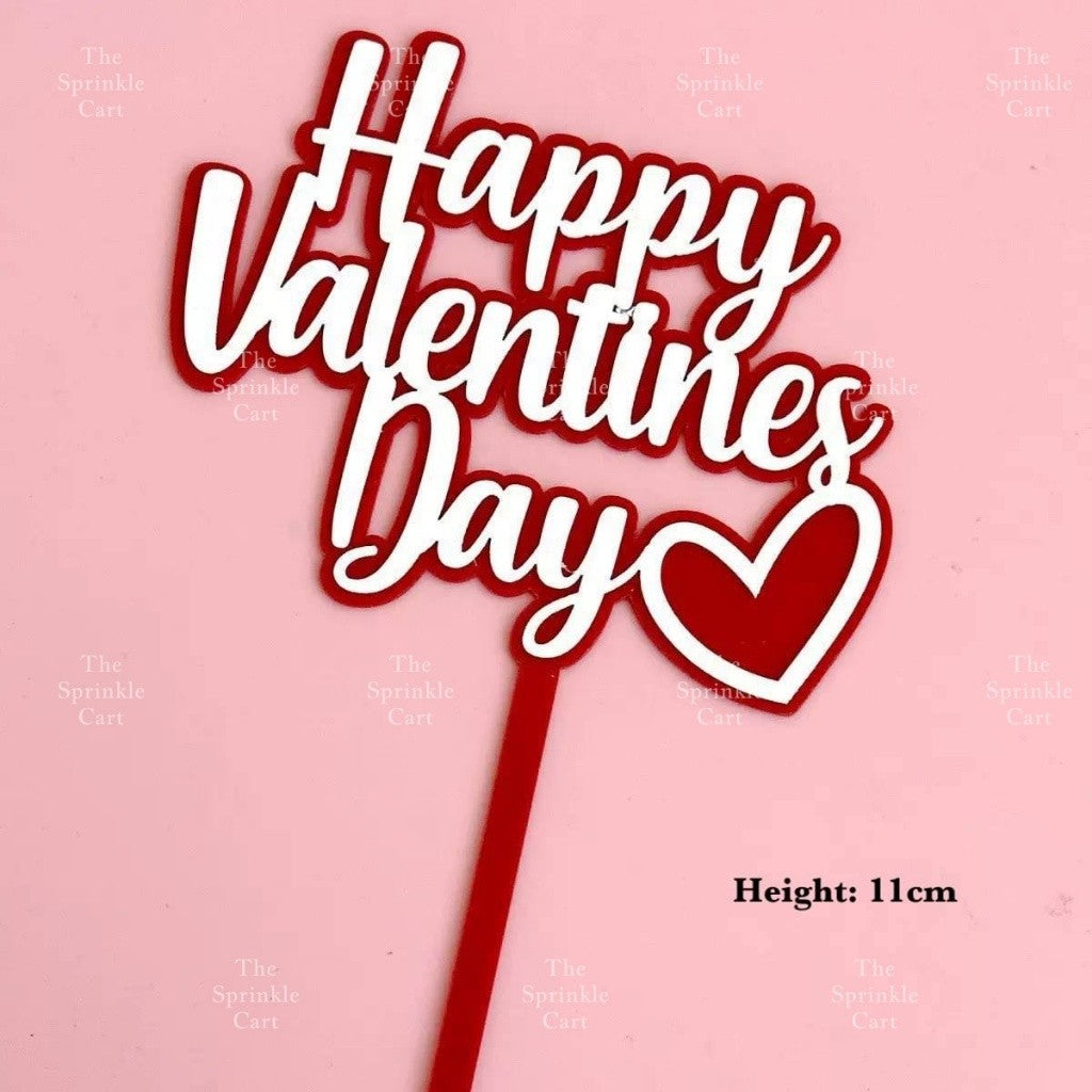 Merry Christmas Happy New Year Holidays Valentines Love Acrylic Cake Topper Decoration TSC