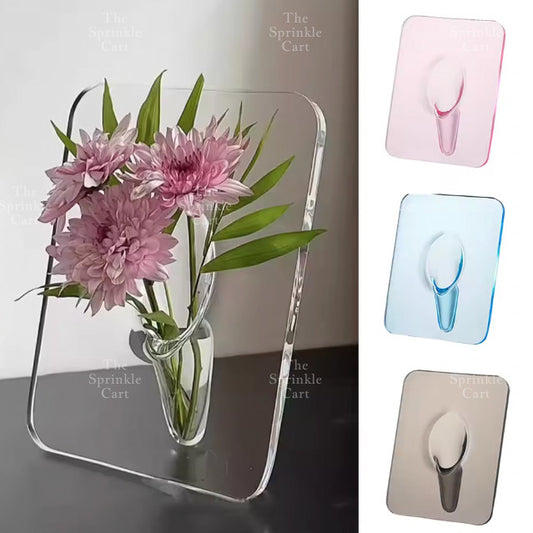 Glass Frame Flower Holder DIY Floral Arrangement Decoration TSC