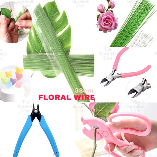 Thin Thick Floral Wire and Cutter Pliers TSC