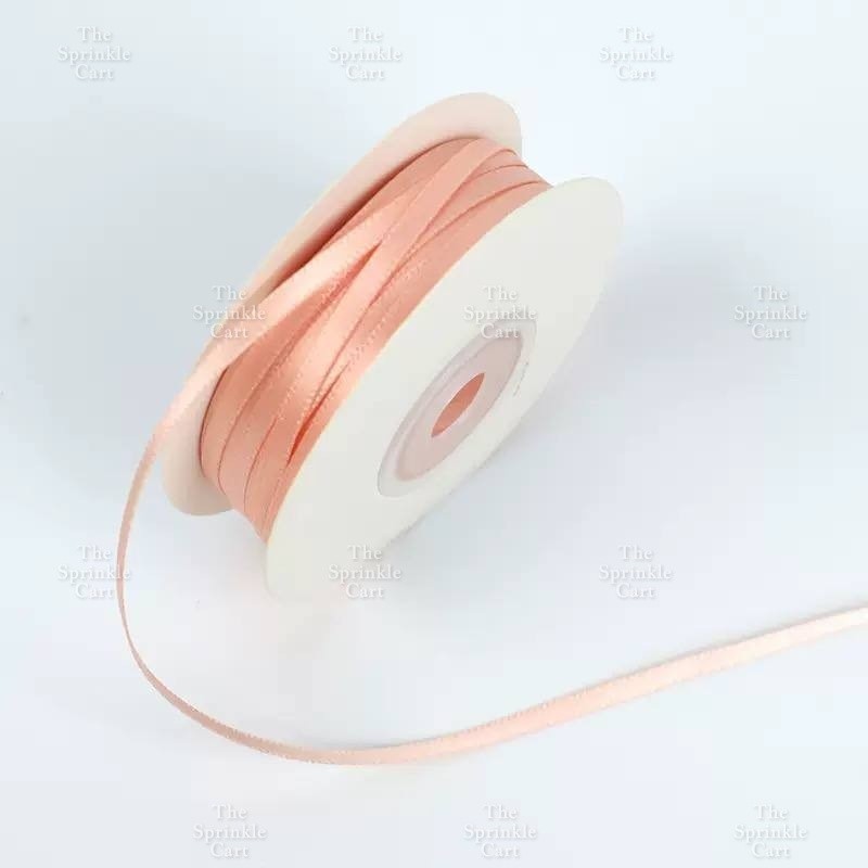 3mm Double-sided Satin Ribbon for DIY Bow Accessory and Gift Packaging TSC