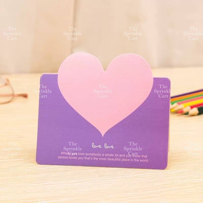 Greetings Gift Cards Message Envelope for Birthday Mother's Day and Valentine's Day TSC