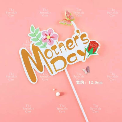 Mother’s Day Father’s Day Theme Cake Acrylic Paper Topper Decoration TSC