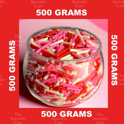 500grams Christmas Valentines Halloween Themed Edible Sprinkles Dragees Cake Decoration