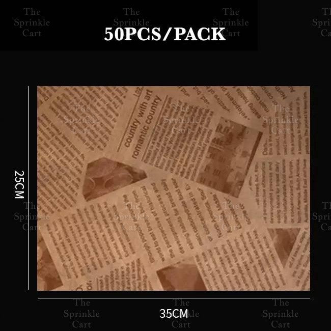 Wax Paper Non Grease Food Wrapper for Sandwich Burger Bread Pastry Packaging TSC