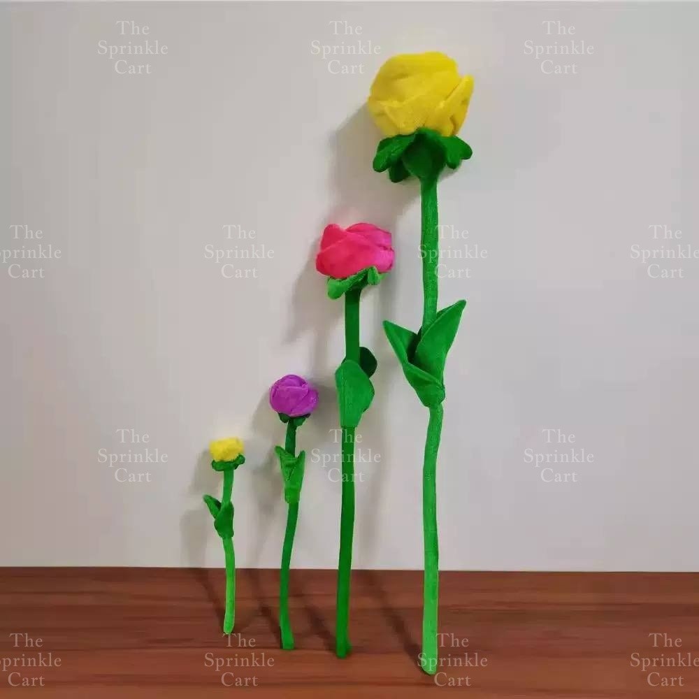 Rose Flower Plushie for Birthday Valentines Giveaway TSC