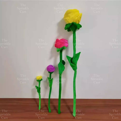 Rose Flower Plushie for Birthday Valentines Giveaway TSC