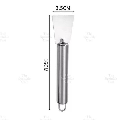 Stainless Steel Dough Rolling Pin and Wheel Pizza Cutter Spatula Baking Tools TSC