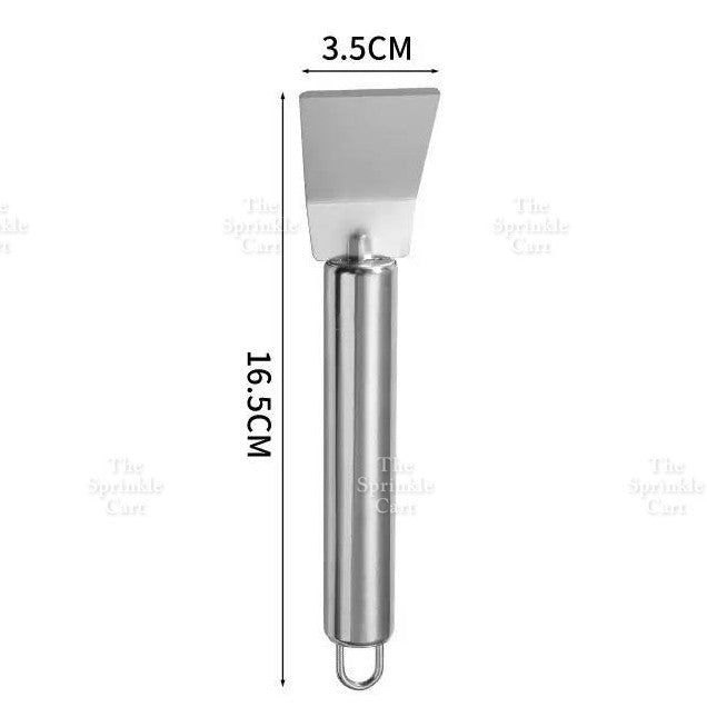 Stainless Steel Dough Rolling Pin and Wheel Pizza Cutter Spatula Baking Tools TSC
