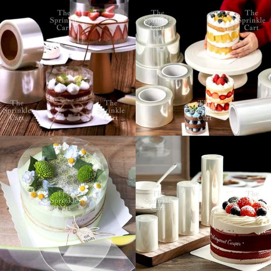 Acetate Cake Kitchen Clear Film Collar Transparent for Cake Decoration TSC