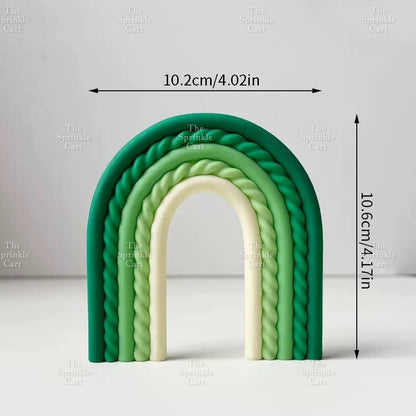 Rainbow Cloud Polymer Topper for DIY Decoration