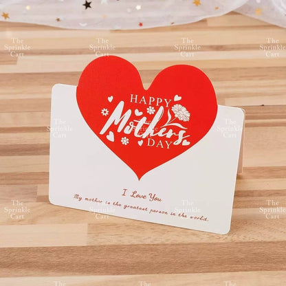 Greetings Gift Cards Message Envelope for Birthday Mother's Day and Valentine's Day TSC