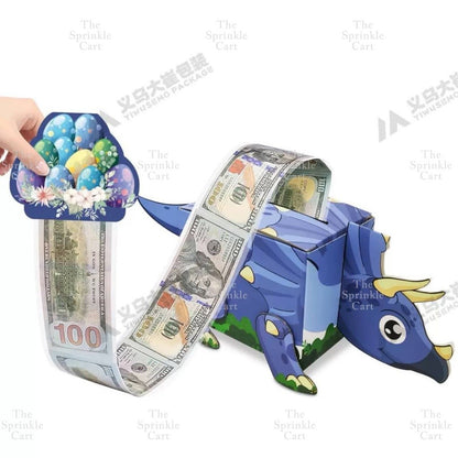 Surprise Money Pulling Box and Money Accordion Angpao Envelope DIY 3D Puzzle Cake Gift TSC