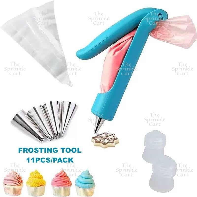 Nozzle Set with Piping Bag for Icing Cake Decoration TSC