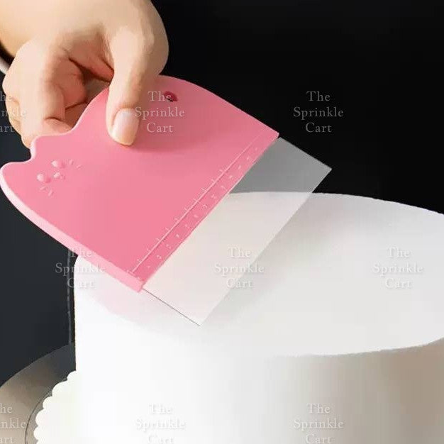 Transparent Plastic and Soft Scrapers Flexible Pastry Cake Decoration
