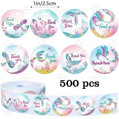 Self-adhesive Round Square Sticker and Sticky Tape Packaging TSC