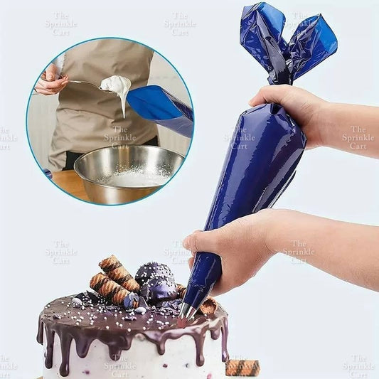 22pcs Disposable Big Piping Bag Roll DIY Pastry Baking Tool TSC