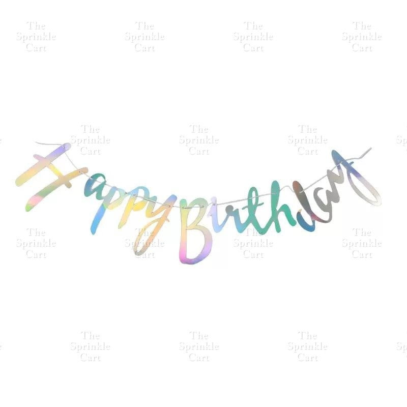 Happy Birthday Wall and Cake Banner Decoration TSC