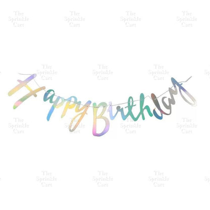 Happy Birthday Wall and Cake Banner Decoration TSC